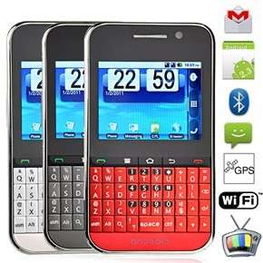 New Unlocked GSM Android 2.3 Dual SIM TV WIFI GPS QWERTY Cell Phone 