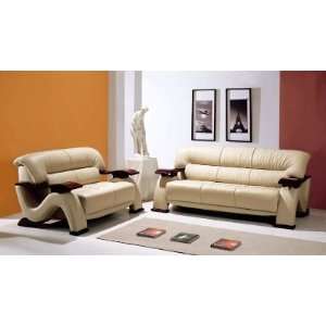   Color #2983 Edison Global Leather Sofa Living Room