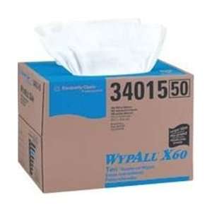 Kimberly Clark Professional WYPALL X60 Wipers, 12 1/2 in x 16 7/8 in 