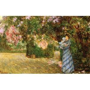     24 x 16 inches   Mrs. Hassam at Villiers le Bel