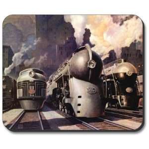  Decorative Mouse Pad Central Station Train Electronics
