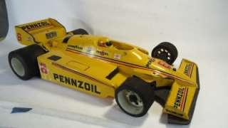 Vintage 1/8 scale Electric RC Indy f1 Race Car Pennzoil RC500  