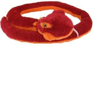   Bear Factory SNKREOR73 Hiss the Snake  Red & Orange Toys & Games