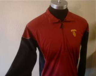 Mens 1/2 Zip Nike Golf USC Trojans Long Sleeve Pullover Lightweight 