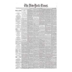  New York Times, March 5, 1889 Harrison Assumes the Reins 