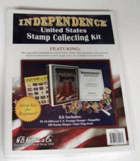 HE Harris L174 INDEPENDENCE US STAMP COLLECTING KIT 9780794809461 