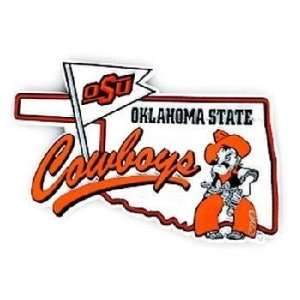  Oklahoma State University Magnet 2D Cowboy Map Case Pack 