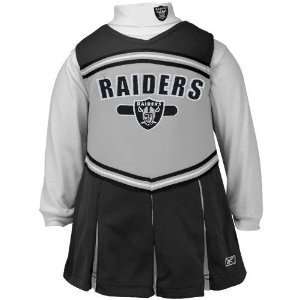   Raiders 2pc Infant Baby Cheer Dress 12 Months New