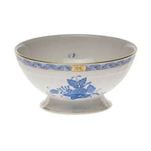  Herend Chinese Bouquet Blue Footed Bowl
