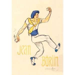  Jean Borlin 12x18 Giclee on canvas