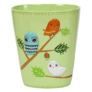 Creative Bath Give A Hoot Wastebasket 