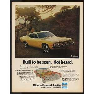   1973 Plymouth Satellite Sebring Plus Print Ad (8025)