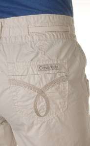 NWT Womens Calvin Klein Cropped Drawstring Cargo Pants  