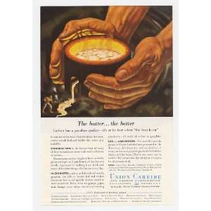  1954 Union Carbide Carbon Steelmaker Furnace Hands Print 