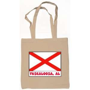 Tuscaloosa Alabama Souvenir Tote Bag Natural