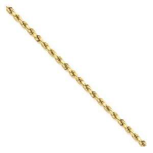   5mm Solid Diamond Cut Rope Chain with a Lobster Clasp 24 Jewelry