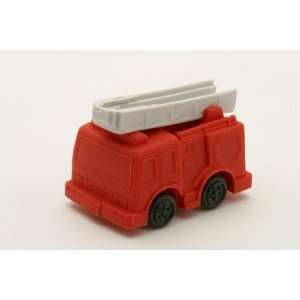  Fire Engine Red Japanese Eraser. 2 Pack. By PencilThings 