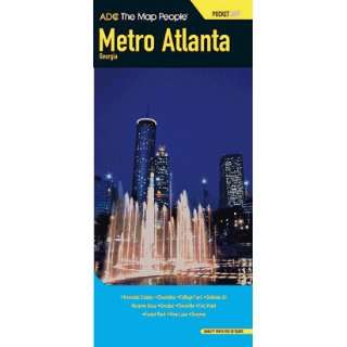   The Map People 305615 Metro Atlanta GA Pocket Map