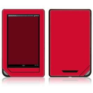   Nook Color Decal Sticker Skin   Simply Red 
