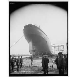    S.S. William G. Mather,stern view before launch