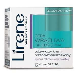 Lirene   Sensitive & Allergic Skin   Nourishing Anti wrinkle Day Cream 