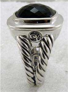 David Yurman 14mm Black Onyx Ring size 7  