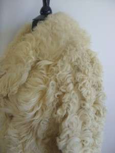 Super shaggy & curly long haired genuine mongolian lamb fur,