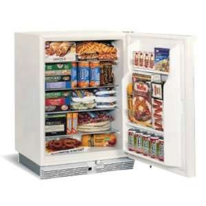   13 24 Marine/RV Undercounter All Freezer in White with Lock 75FWH 13