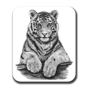 Tiger Cub Cat Art Mouse Pad