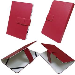 Universal Red Leather Case For 7  7.1 7.2Tablet