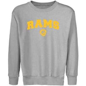  NCAA Angelo State Rams Youth Steel Logo Arch Crew Neck 