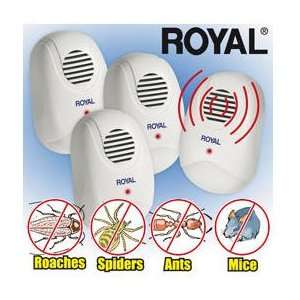  Royal Ultrasonic Pest Repellers, 4 pack Patio, Lawn 