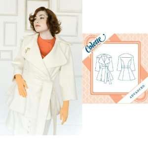  Colette Lady Grey Coat Pattern By The Each Arts, Crafts 