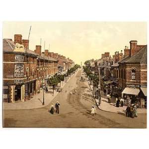  Photochrom Reprint of Lumley Road, Skegness, England