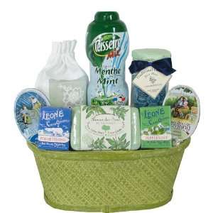 Minty Fresh Gourmet and Spa Gift Basket, Ultimate  Grocery 