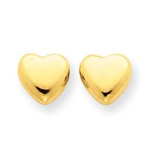  14k Gold Heart Ear Jewelry
