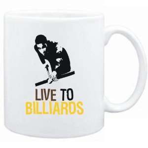  New  Live To Billiards  Mug Sports