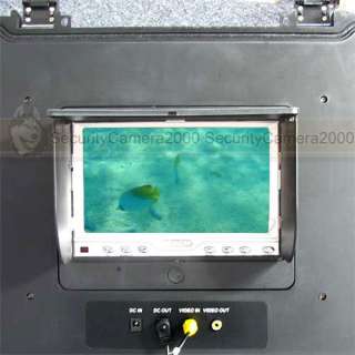   Pan 355Deg 7 LCD Monitor Underwater 30m Fishing Camera IR Led  