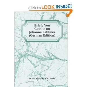 Start reading Briefe von Goethe an Johanna Fahlmer (German Edition 
