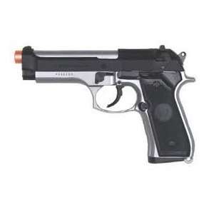  UHC M9 US Military Heavy Airsoft Spring Pistol Two Tone 