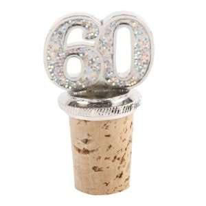  Widdops 60Th Birthday Pewter Bottle Stopper