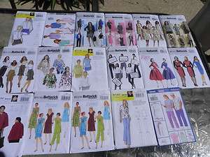 Butterick Womens, Misses clothing patterns, new, uncut  