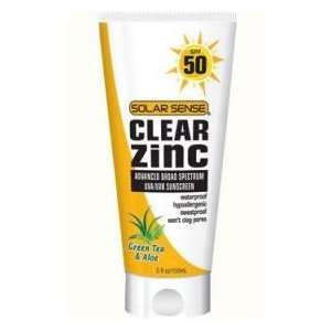  Solar Sense Clear Zinc Body Sunblock Lotion Spf 50 5oz 