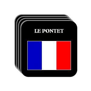  France   LE PONTET Set of 4 Mini Mousepad Coasters 