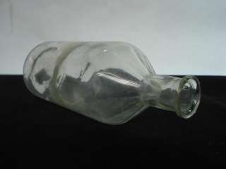 VINTAGE MEDICAL APOTHECARY PHARMACY GLASS BOTTLE  