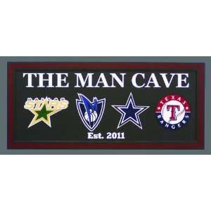  Man Cave Sign  Dallas