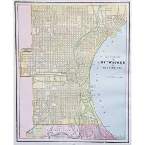  Peoples Map of Milwaukee (1887)