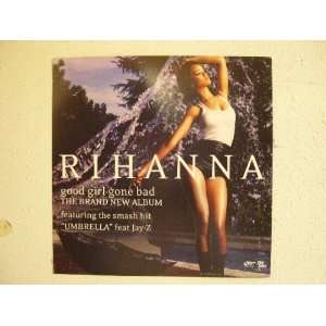   Rihanna Poster Good Girl Gone Bad Umbrella Feat. Jay Z