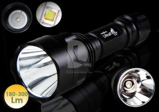 UltraFire C8 CREE Q5 LED Flashlight Torch 5 Mode Camp  