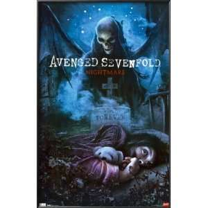  Avenged Sevenfold   Nightmare Lamina Framed Poster Print 